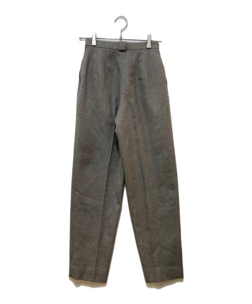 Christian Dior（クリスチャン ディオール）Christian Dior (クリスチャン ディオール) ウールタックパンツ グレー サイズ:Mの古着・服飾アイテム