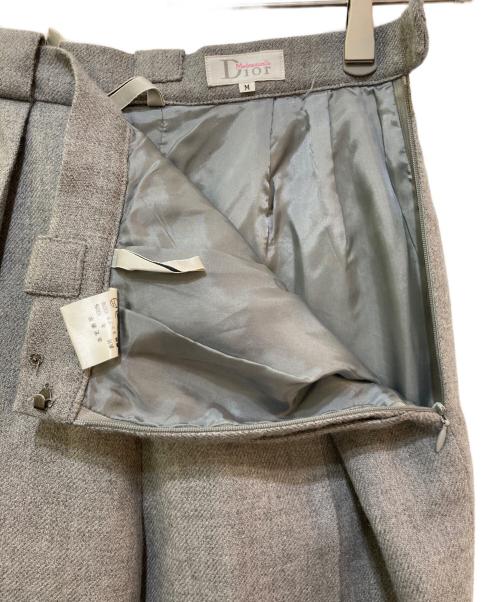 Christian Dior（クリスチャン ディオール）Christian Dior (クリスチャン ディオール) ウールタックパンツ グレー サイズ:Mの古着・服飾アイテム