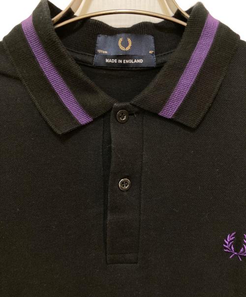 FRED PERRY（フレッドペリー）FRED PERRY (フレッドペリー) 鹿の子ポロシャツ ブラック サイズ:40の古着・服飾アイテム
