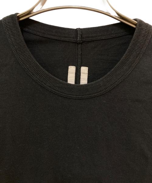 RICK OWENS（リックオウエンス）RICK OWENS (リックオウエンス) Larry Basic Long-Sleeve Tee　RU19F4252-JA ブラック サイズ:Mの古着・服飾アイテム