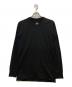 RICK OWENS（リックオウエンス）の古着「Larry Basic Long-Sleeve Tee　RU19F4252-JA」｜ブラック