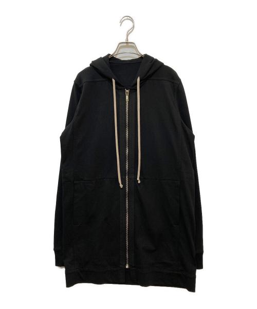 RICK OWENS（リックオウエンス）RICK OWENS (リックオウエンス) LS DRAWSTRING HOODIE GLITTER ブラック サイズ:Sの古着・服飾アイテム