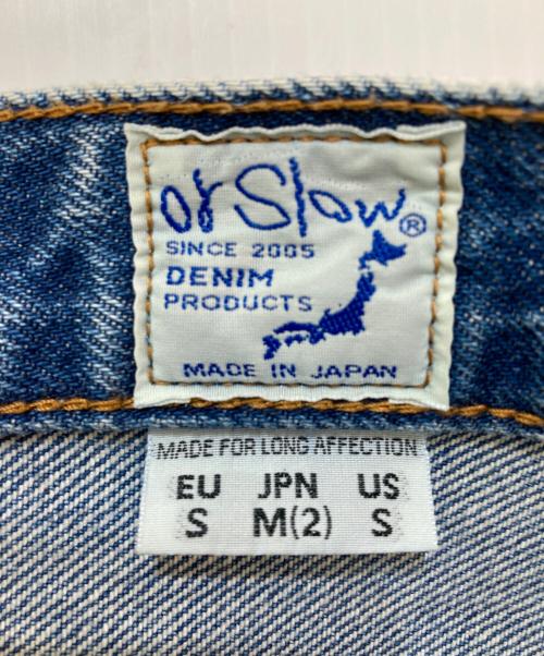 orSlow（オアスロウ）orSlow (オアスロウ) SUPER DAD'S DENIM PANTS インディゴ サイズ:Mの古着・服飾アイテム