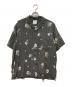 BRU NA BOINNE（ブルーナボイン）の古着「将棋アロハシャツ」｜ブラック