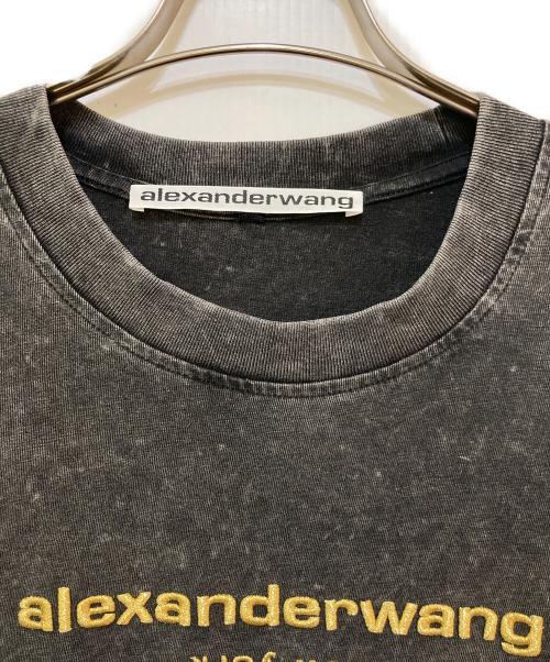ALEXANDER WANG（アレキサンダー・ワン）ALEXANDER WANG (アレキサンダーワン) ロングスリーブカットソー　CA00985 ブラック サイズ:Lの古着・服飾アイテム