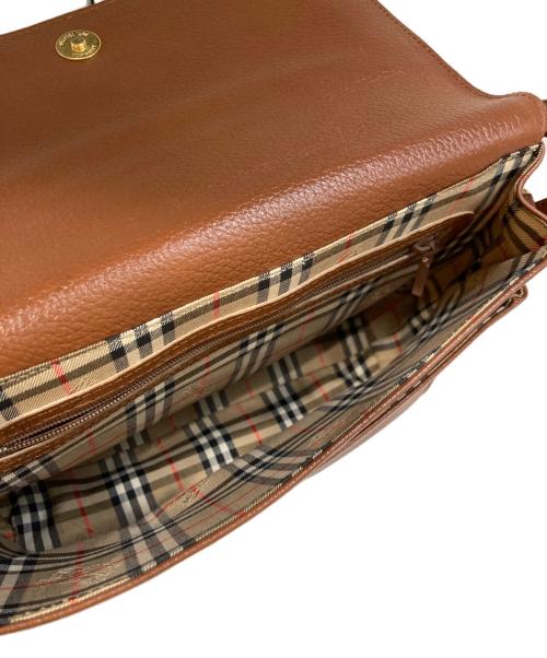 Burberry's（バーバリー）Burberry's (バーバリーズ) ショルダーバッグ ブラウンの古着・服飾アイテム