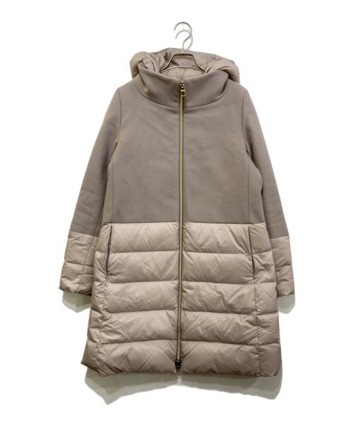 HERNO（ヘルノ）HERNO (ヘルノ) ウール×ナイロン ダウンコート パープル サイズ:44の古着・服飾アイテム