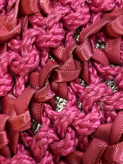 ANTEPRIMA（アンテプリマ）ANTEPRIMA (アンテプリマ) ナイロンロープトートバッグ ピンクの古着・服飾アイテム