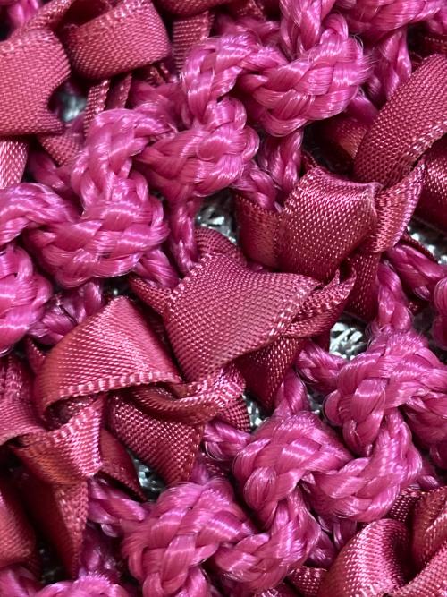 ANTEPRIMA（アンテプリマ）ANTEPRIMA (アンテプリマ) ナイロンロープトートバッグ ピンクの古着・服飾アイテム