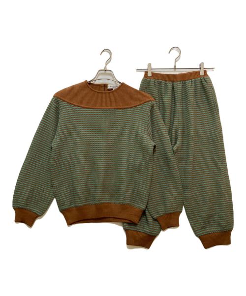 Christian Dior Sports（クリスチャン ディオールスポーツ）Christian Dior Sports (クリスチャン ディオールスポーツ) セットアップニット グリーン サイズ:Mの古着・服飾アイテム