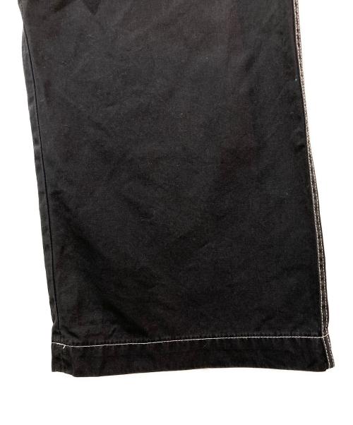 COMME des GARCONS HOMME（コムデギャルソン オム）COMME des GARCONS HOMME (コムデギャルソン オム) 製品染め ステッチデザインパンツ　HP-02019M ブラック サイズ:Ｍの古着・服飾アイテム