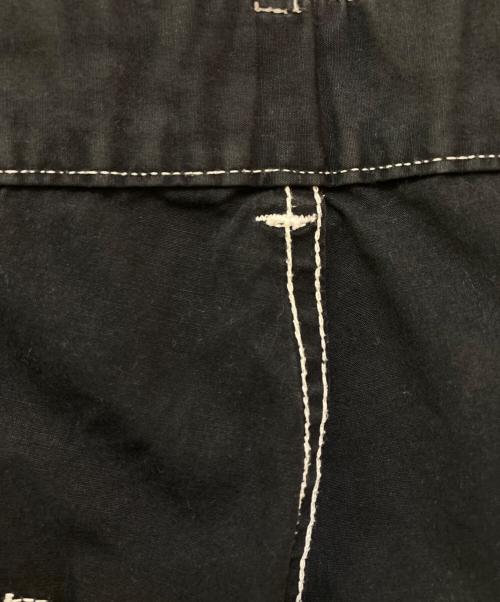 COMME des GARCONS HOMME（コムデギャルソン オム）COMME des GARCONS HOMME (コムデギャルソン オム) 製品染め ステッチデザインパンツ　HP-02019M ブラック サイズ:Ｍの古着・服飾アイテム