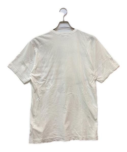 COMME des GARCONS SHIRT（コムデギャルソンシャツ）COMME des GARCONS SHIRT (コムデギャルソンシャツ) ハンドプリントTシャツ ホワイト サイズ:Xの古着・服飾アイテム