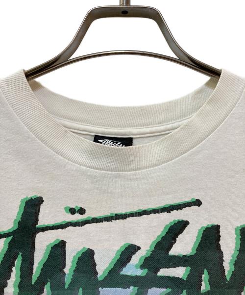 stussy（ステューシー）stussy (ステューシー) 00's プリントTシャツ ホワイト サイズ:Lの古着・服飾アイテム