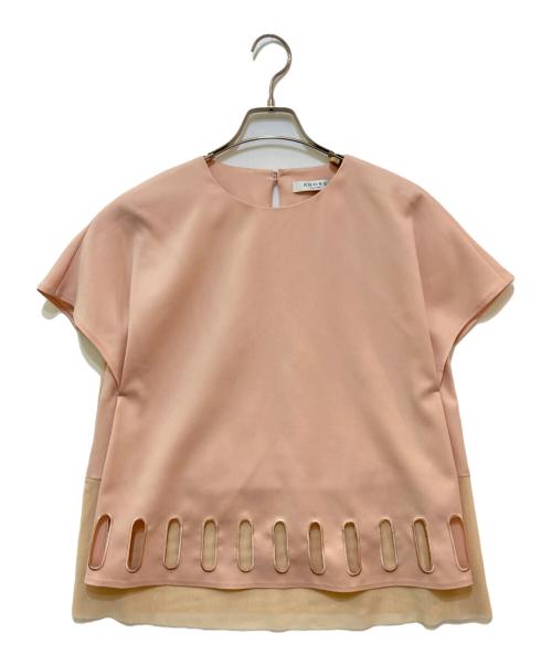 ADORE（アドーア）ADORE (アドーア) カットワークジョーゼットプルオーバー ピンク サイズ:38の古着・服飾アイテム