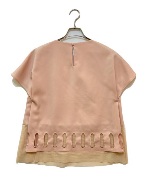 ADORE（アドーア）ADORE (アドーア) カットワークジョーゼットプルオーバー ピンク サイズ:38の古着・服飾アイテム