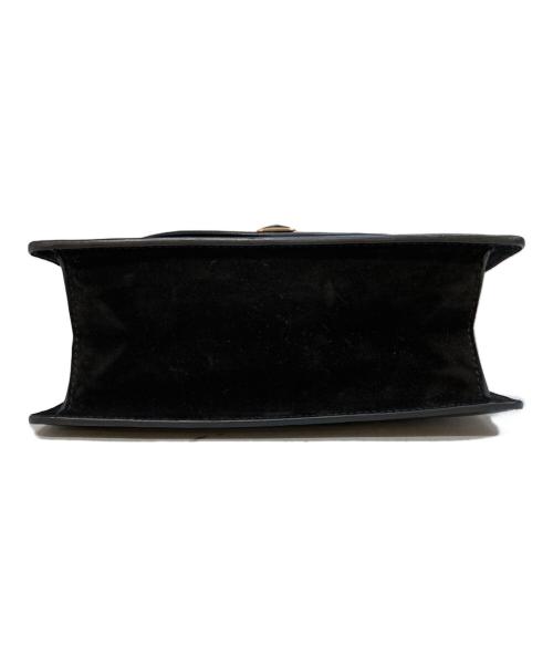 MaxMara（マックスマーラ）MaxMara (マックスマーラ) 切替ハンドバッグ ブラックの古着・服飾アイテム