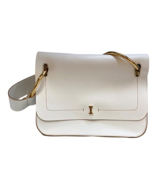 IACUCCI（イアクッチ）IACUCCI (イアクッチ) ワンショルダーバッグ ホワイトの古着・服飾アイテム