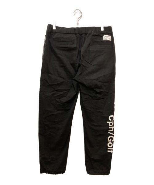 cPH/gOLF（キャプテンズヘルム ゴルフ）cPH/gOLF (キャプテンズヘルム ゴルフ) TRACK PANTS ブラック サイズ:Lの古着・服飾アイテム