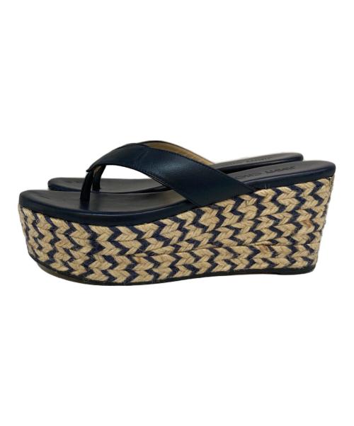 JIMMY CHOO（ジミーチュウ）JIMMY CHOO (ジミーチュウ) 厚底サンダル ブラック サイズ:36 1/2の古着・服飾アイテム