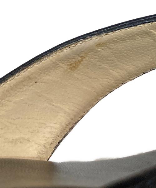 JIMMY CHOO（ジミーチュウ）JIMMY CHOO (ジミーチュウ) 厚底サンダル ブラック サイズ:36 1/2の古着・服飾アイテム