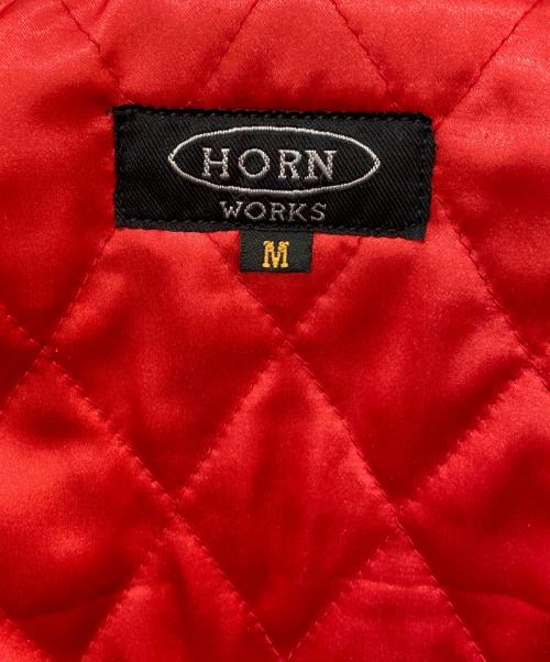 HORN WORKS（ホーンワークス）HORN WORKS (ホーンワークス) ライダースジャケット ブラック サイズ:Mの古着・服飾アイテム