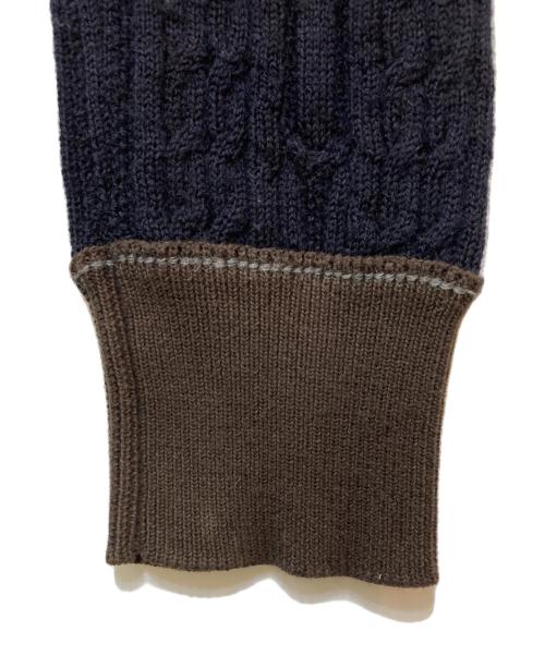 PRADA（プラダ）PRADA (プラダ) 10 corso como (ディエチ コルソコモ) タートルネックウールケーブルニット ネイビー サイズ:50の古着・服飾アイテム