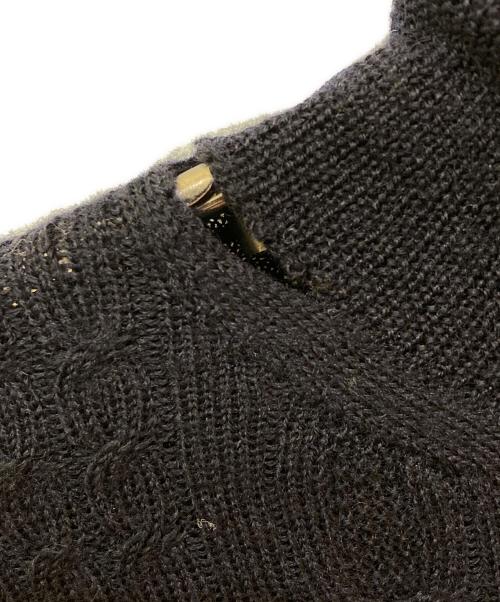 PRADA（プラダ）PRADA (プラダ) 10 corso como (ディエチ コルソコモ) タートルネックウールケーブルニット ネイビー サイズ:50の古着・服飾アイテム