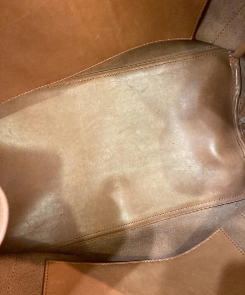 BOTTEGA VENETA（ボッテガベネタ）BOTTEGA VENETA (ボッテガベネタ) イントレチャートハンドルボストンバッグ ブラウンの古着・服飾アイテム