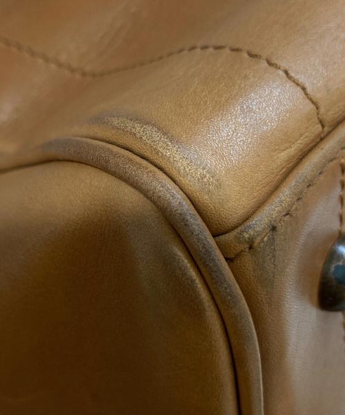 BOTTEGA VENETA（ボッテガベネタ）BOTTEGA VENETA (ボッテガベネタ) イントレチャートハンドルボストンバッグ ブラウンの古着・服飾アイテム