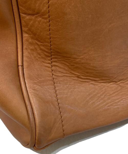 BOTTEGA VENETA（ボッテガベネタ）BOTTEGA VENETA (ボッテガベネタ) イントレチャートハンドルボストンバッグ ブラウンの古着・服飾アイテム