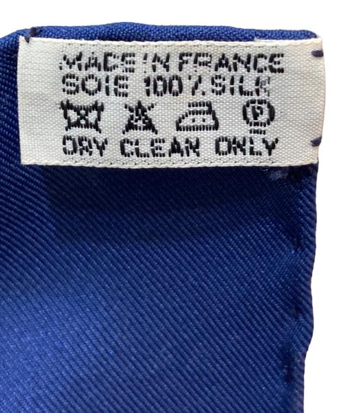 HERMES（エルメス）HERMES (エルメス) カレ90 ブルー×イエローの古着・服飾アイテム