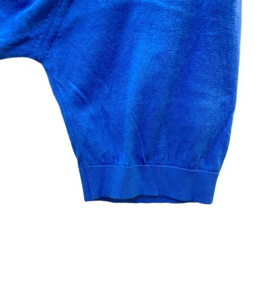 JOHN SMEDLEY（ジョンスメドレー）JOHN SMEDLEY (ジョンスメドレー) シーアイランドコットンニットポロシャツ ブルー サイズ:Lの古着・服飾アイテム