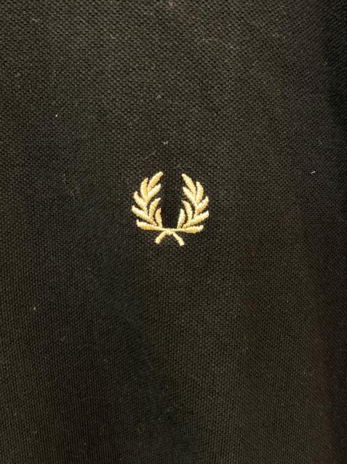 FRED PERRY（フレッドペリー）FRED PERRY (フレッドペリー) 鹿の子L/Sポロシャツ ブラック サイズ:44の古着・服飾アイテム