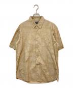stussyステューシー）の古着「コミックプリントシャツ」｜ベージュ