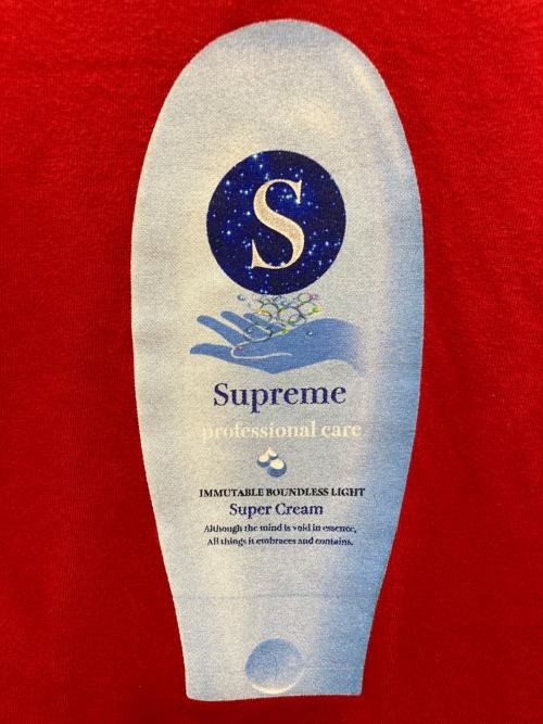 SUPREME（シュプリーム）SUPREME (シュプリーム) Super Cream Tee レッド サイズ:Lの古着・服飾アイテム