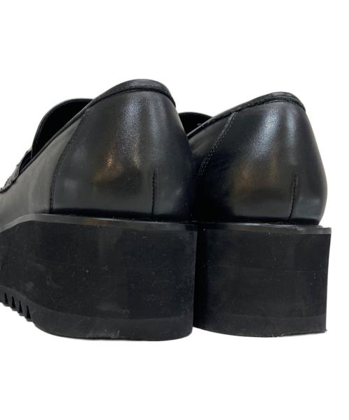 endevice（エンデヴァイス）endevice (エンデヴァイス) 厚底ローファー ブラック サイズ:44の古着・服飾アイテム