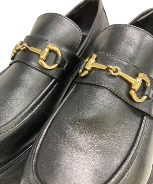 endevice（エンデヴァイス）endevice (エンデヴァイス) 厚底ローファー ブラック サイズ:44の古着・服飾アイテム