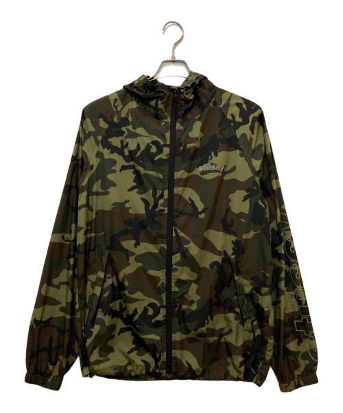 stussy（ステューシー）stussy (ステューシー) カモフラマウンテンパーカー オリーブ サイズ:Lの古着・服飾アイテム