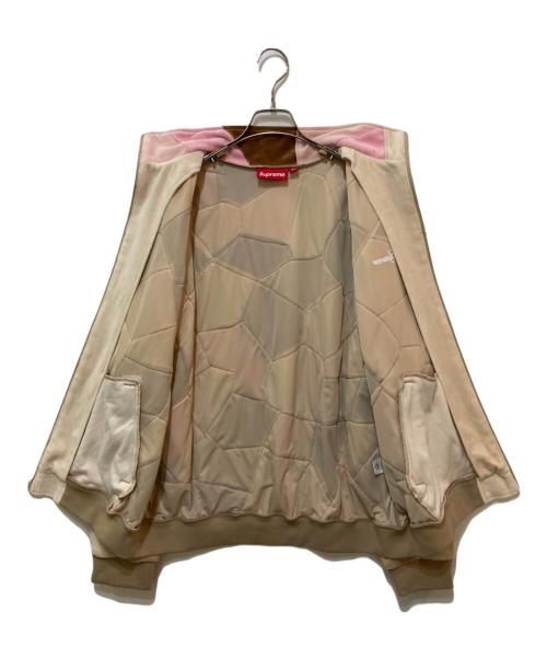 SUPREME（シュプリーム）SUPREME (シュプリーム) Patchwork Velour Track Jacket ピンク サイズ:Lの古着・服飾アイテム