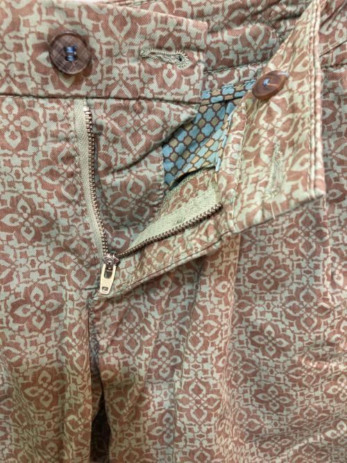 C+ DENIM（シープラス）C+ DENIM (シープラス) バミューダショーツ グリーン×ブラウン サイズ:29の古着・服飾アイテム