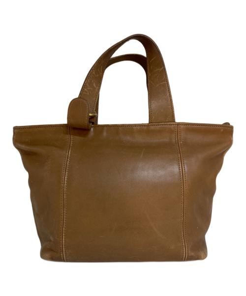 COACH（コーチ）COACH (コーチ) レザーハンドバッグ ブラウンの古着・服飾アイテム
