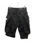 JULIUS (ユリウス) 11AW Gasmask Cropped CargoPants ブラック サイズ:1：23000円