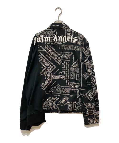 Palm Angels（パーム エンジェルス）Palm Angels (パーム エンジェルス) 切替デニムジャケット ブラック サイズ:XLの古着・服飾アイテム