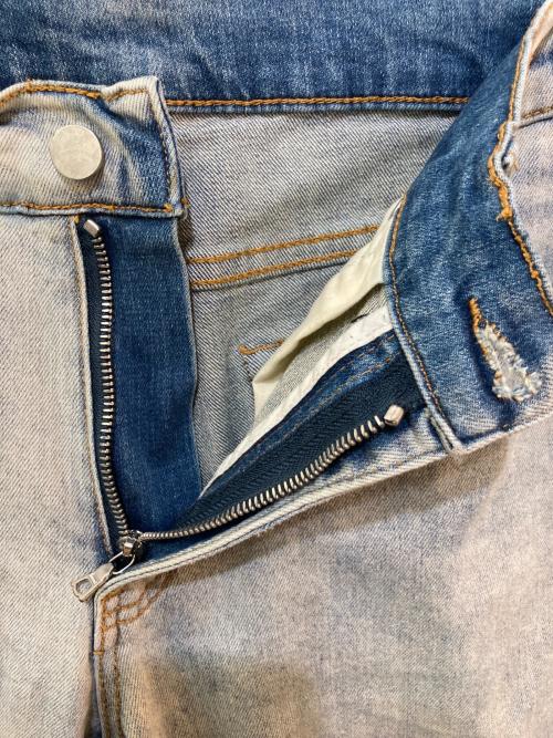 mnml（ミニマル）mnml (ミニマル) ボーン刺繍デニムパンツ インディゴ サイズ:30の古着・服飾アイテム