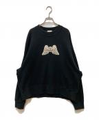 MONCLER GENIUS×Palm Angelsモンクレール ジーニアス×パーム エンジェルス）の古着「CREWNECK SWEAT」｜ブラック