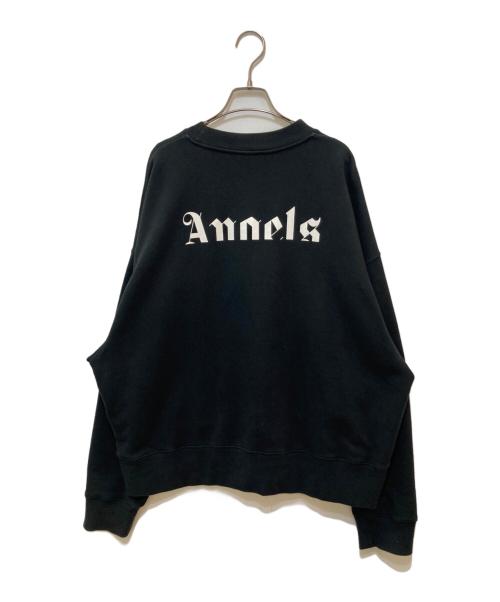 MONCLER GENIUS（モンクレール ジーニアス）MONCLER GENIUS (モンクレール ジーニアス) Palm Angels (パーム エンジェルス) CREWNECK SWEAT ブラック サイズ:Lの古着・服飾アイテム