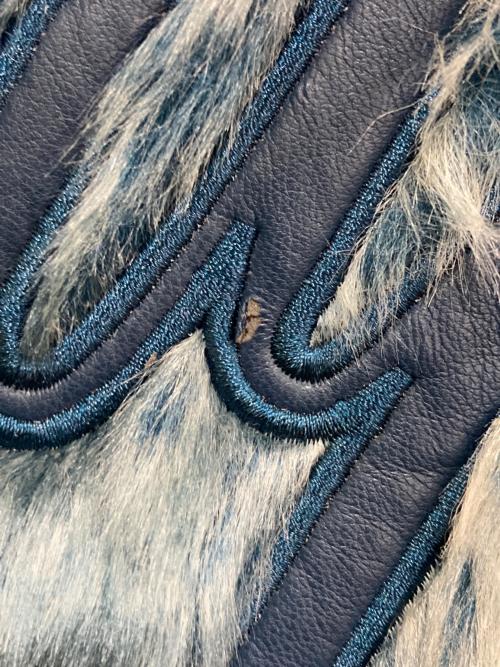 SUPREME（シュプリーム）SUPREME (シュプリーム) Faux Fur Reversible Hooded Jacket ブルー サイズ:Mの古着・服飾アイテム