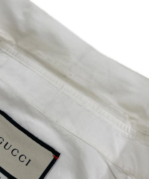 GUCCI（グッチ）GUCCI (グッチ) レギュラーカラーシャツ ホワイト サイズ:40/15の古着・服飾アイテム