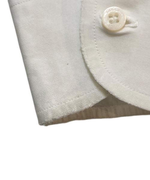 GUCCI（グッチ）GUCCI (グッチ) レギュラーカラーシャツ ホワイト サイズ:40/15の古着・服飾アイテム